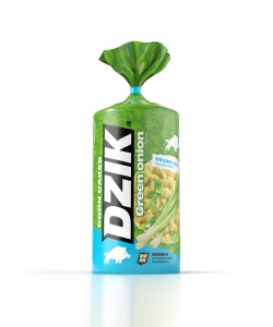 Dzik® Wafle Kukurydziane Low Fat 120 g Zielona Cebulka