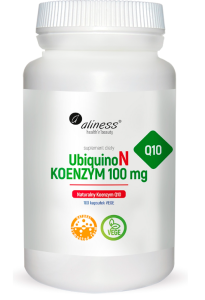 Aliness UbiquinoN KANEKA Naturalny Koenzym Q10 100mg 100 vcaps.