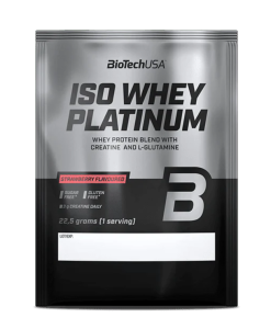 BioTech Iso Whey Platinum 22,5 g Strawberry