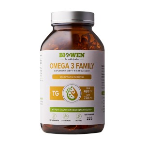 Biowen Omega 3 TG Family 720 mg EPA 480 mg DHA 225 caps.