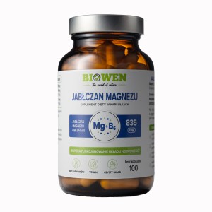 Biowen Jabłczan Magnezu 100 caps.