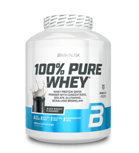 BioTech USA 100% Pure Whey 2000 g Black Biscuit