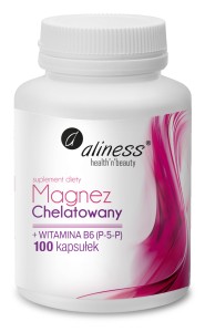 Aliness Magnez Chelatowany 650 mg + B6 (P-5-P) x 100 caps.