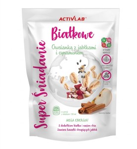 Activlab Super Protein Breakfast Owsianka z Jabłkami i Cynamonem 300 g