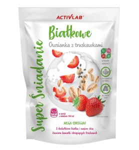 Activlab Super Protein Breakfast Owsianka z Truskawkami 300 g