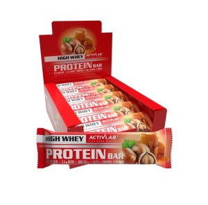 24x Activlab High Whey Protein Bar 80 g Nuts Caramel