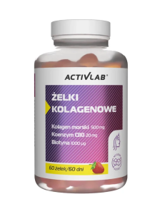 Activlab Żelki Kolagenowe 60 żelek Truskawka
