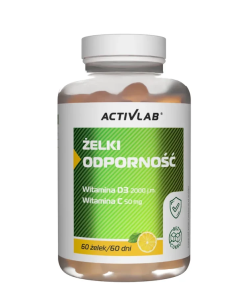 Activlab Żelki Odporność 60 żelek Cytryna