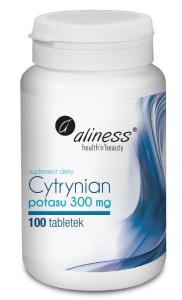 Aliness Cytrynian Potasu 300 mg 100 vtabs.
