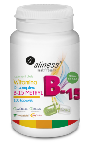 Aliness Witamina B Complex B-15 Methyl 100 vcaps.