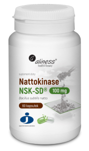 Aliness Nattokinase NSK-SD® 100 mg 60 vcaps.